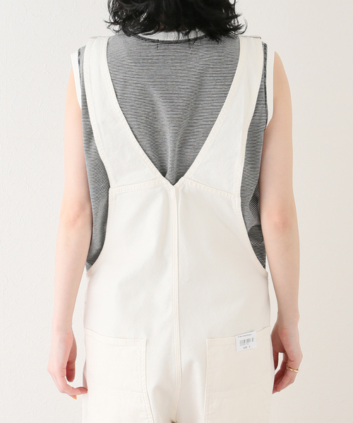 Carhartt WIP（カーハートダブリューアイピー）の「【CARHARTT WIP/カーハート ダブリューアイピー】BIB OVERALL STRAIGHT（サロペット/オーバーオール・レディース・アイボリー・SMALL）」の6枚目の写真