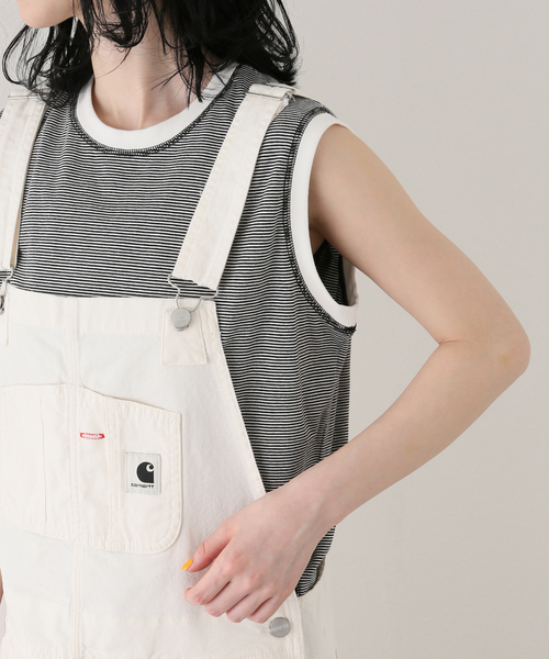 Carhartt WIP（カーハートダブリューアイピー）の「【CARHARTT WIP/カーハート ダブリューアイピー】BIB OVERALL STRAIGHT（サロペット/オーバーオール・レディース・アイボリー・SMALL）」の18枚目の写真