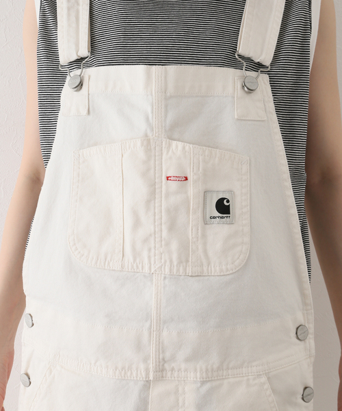 Carhartt WIP（カーハートダブリューアイピー）の「【CARHARTT WIP/カーハート ダブリューアイピー】BIB OVERALL STRAIGHT（サロペット/オーバーオール・レディース・アイボリー・SMALL）」の21枚目の写真