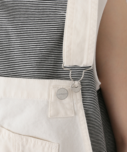 Carhartt WIP（カーハートダブリューアイピー）の「【CARHARTT WIP/カーハート ダブリューアイピー】BIB OVERALL STRAIGHT（サロペット/オーバーオール・レディース・アイボリー・SMALL）」の16枚目の写真