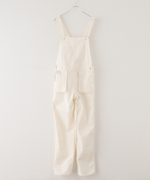 Carhartt WIP（カーハートダブリューアイピー）の「【CARHARTT WIP/カーハート ダブリューアイピー】BIB OVERALL STRAIGHT（サロペット/オーバーオール・レディース・アイボリー・SMALL）」の4枚目の写真
