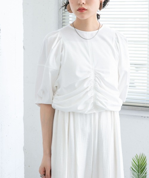 ☆KBF☆袖ふんわりカットソー 楽天市場】kbf（素材（生地・毛糸）綿・コットン）（Tシャツ