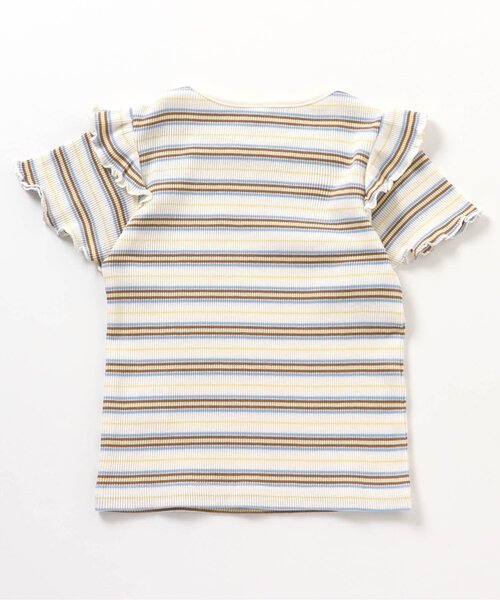 apres les cours（アプレレクール）の「ボーダー・ギンガムホルターTシャツ（Tシャツ/カットソー・キッズ・アイボリー/チェック/ピンク・90/120/100/140/130/80/110）」の8枚目の写真