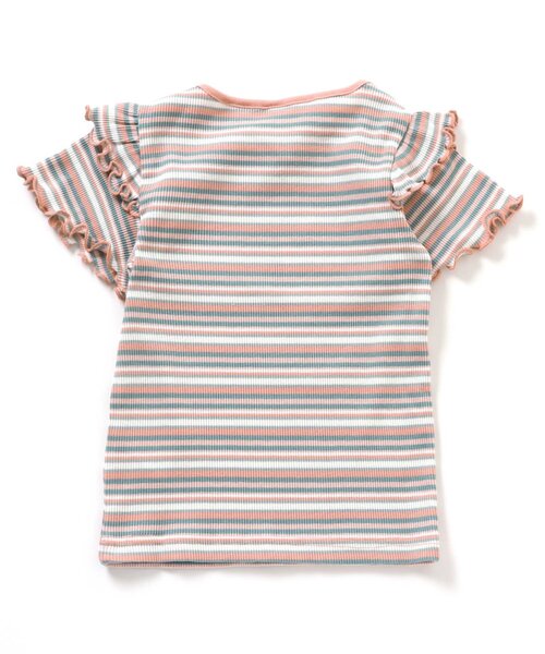 apres les cours（アプレレクール）の「ボーダー・ギンガムホルターTシャツ（Tシャツ/カットソー・キッズ・アイボリー/チェック/ピンク・90/120/100/140/130/80/110）」の10枚目の写真