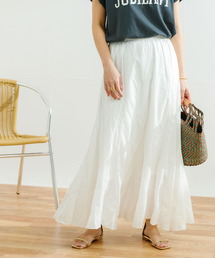 URBAN RESEARCH | コットンレースロングフレアスカート(スカート)
