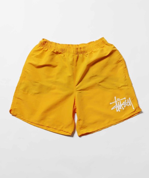 STUSSY（ステューシー）の「STUSSY/ステューシー BIG BASIC WATER SHORT 水着 ショーツ ハーフパンツ ワンポイント ロゴ（水着・メンズ・ブラック/ブラウン/ミント/ピンク/オレンジ・M/L/XL/S）」の5枚目の写真