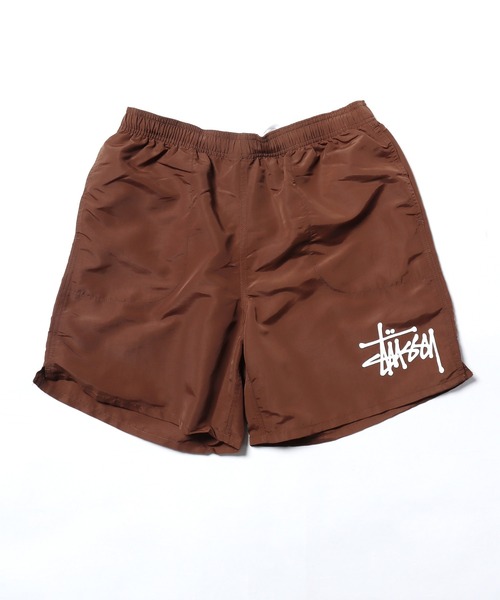 STUSSY（ステューシー）の「STUSSY/ステューシー BIG BASIC WATER SHORT 水着 ショーツ ハーフパンツ ワンポイント ロゴ（水着・メンズ・ブラック/ブラウン/ミント/ピンク/オレンジ・M/L/XL/S）」の22枚目の写真