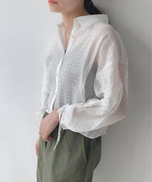 AS KNOW AS plus | ○袖ドロスト アソート ショートシャツ(シャツ/ブラウス)