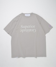 フロントプリント ビッグシルエットTシャツ/Sperior Gratitude S/S T-shirt