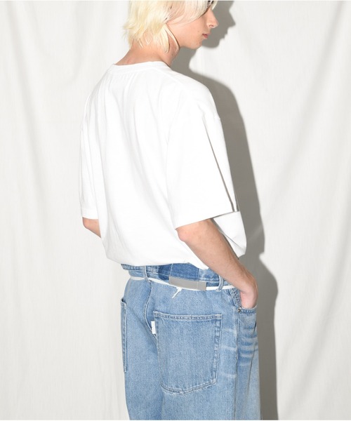 SUPERTHANKS（スーパーサンクス）の「フロントプリント ビッグシルエットTシャツ/Sperior Gratitude S/S T-shirt（Tシャツ/カットソー・メンズ・パープル/ホワイト/ブラック/グレー・S/M/L）」の14枚目の写真