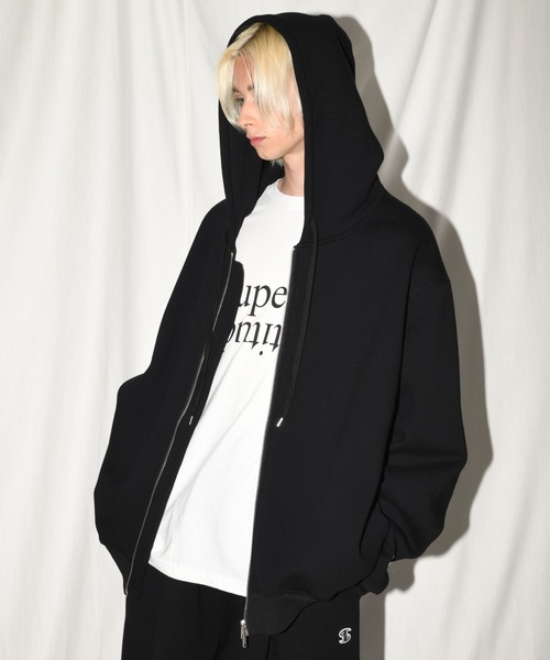 SUPERTHANKS（スーパーサンクス）の「フロントプリント ビッグシルエットTシャツ/Sperior Gratitude S/S T-shirt（Tシャツ/カットソー・メンズ・パープル/ホワイト/ブラック/グレー・S/M/L）」の13枚目の写真