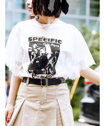 jouetie | ドッキングレースロックTシャツ(Tシャツ/カットソー)