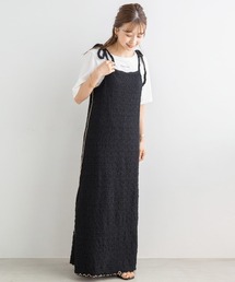 LOWRYS FARM | ジャガードキャミワンピース&Tシャツセットアイテム 961235(ワンピース)