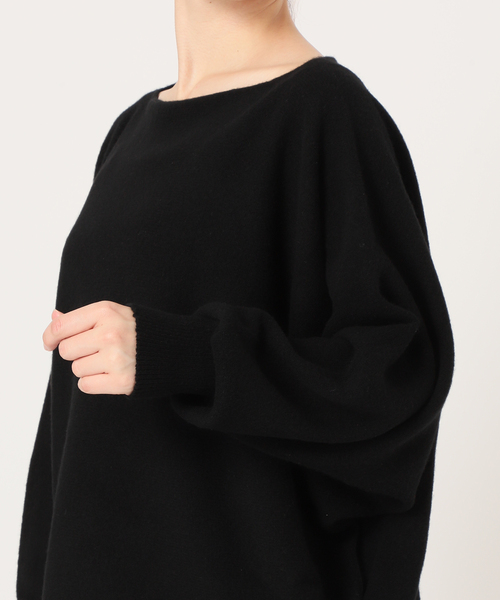 Noble（ノーブル）の「《追加》ファインウールドルマンプルオーバー（ニット/セーター・レディース・ラベンダー/ライトグレー/ブラック/ベージュ・FREE）」の20枚目の写真