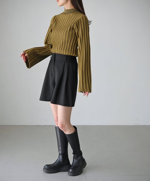 cheriella（シェリエラ）の「【cheriella】ストライプハイネックニット