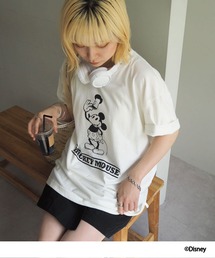Disney | 【DISNEY/ディズニー】ミッキーマウス/プリントロゴTシャツ(Tシャツ/カットソー)