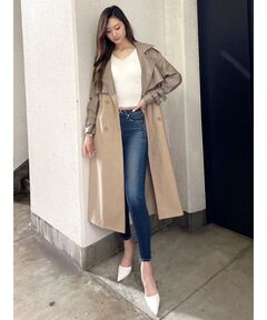 未使用/AMERI VINTAGE EDGE FLARE WOOL COAT EDGE FLARE WOOL COAT