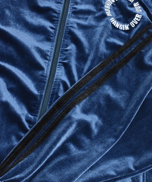 DOUBLE STEAL(ダブルスティール)の「ベロア トラックJKT(ブルゾン・メンズ・ネイビー/ブラック・MEDIUM/LARGE/X-LARGE)」の8枚目の写真