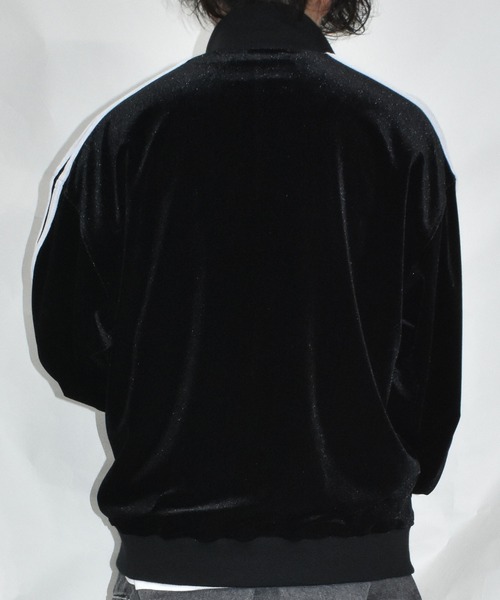 DOUBLE STEAL(ダブルスティール)の「ベロア トラックJKT(ブルゾン・メンズ・ネイビー/ブラック・MEDIUM/LARGE/X-LARGE)」の11枚目の写真