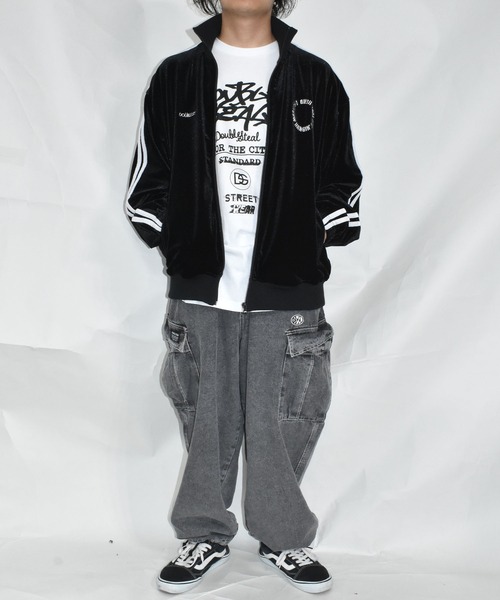 DOUBLE STEAL(ダブルスティール)の「ベロア トラックJKT(ブルゾン・メンズ・ネイビー/ブラック・MEDIUM/LARGE/X-LARGE)」の14枚目の写真
