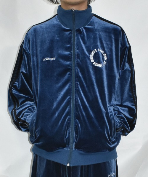 DOUBLE STEAL(ダブルスティール)の「ベロア トラックJKT(ブルゾン・メンズ・ネイビー/ブラック・MEDIUM/LARGE/X-LARGE)」の17枚目の写真