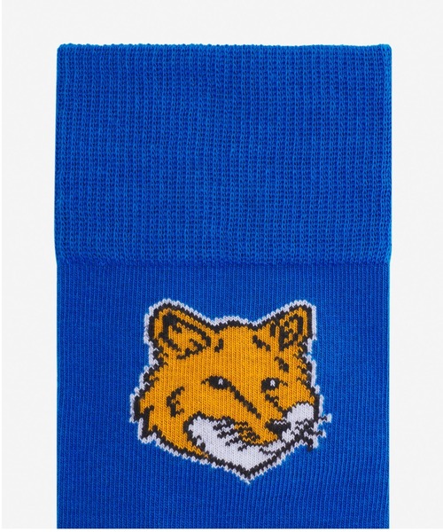 Maison Kitsune（メゾンキツネ）の「FOX HEAD SOCKS（ソックス/靴下・メンズ・ブルー系その他・S/M）」の2枚目の写真