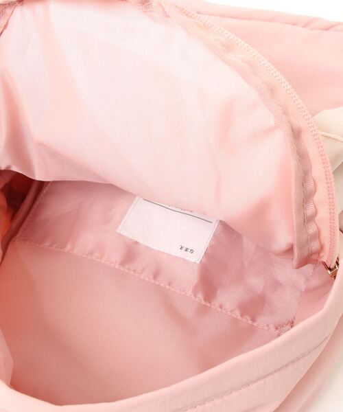 petit main（プティマイン）の「シフォンフリルリュック（エコバッグ/サブバッグ・キッズ・ライトピンク/ライトグレー/ネイビー・M/S）」の6枚目の写真