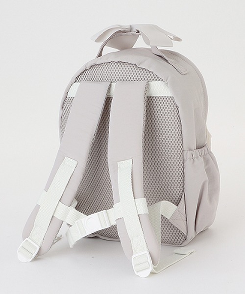 petit main（プティマイン）の「シフォンフリルリュック（エコバッグ/サブバッグ・キッズ・ライトピンク/ライトグレー/ネイビー・M/S）」の9枚目の写真