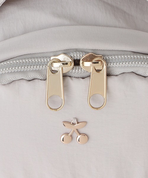 petit main（プティマイン）の「シフォンフリルリュック（エコバッグ/サブバッグ・キッズ・ライトピンク/ライトグレー/ネイビー・M/S）」の11枚目の写真