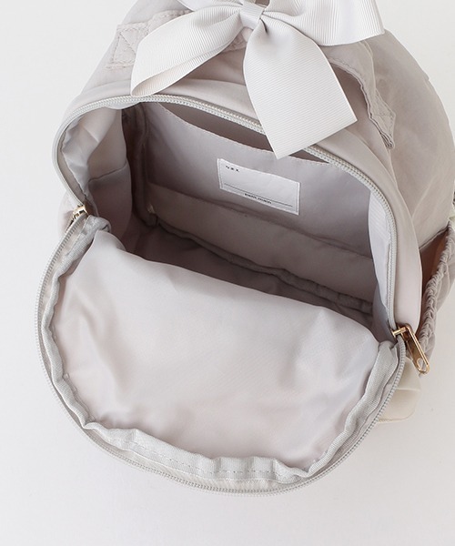 petit main（プティマイン）の「シフォンフリルリュック（エコバッグ/サブバッグ・キッズ・ライトピンク/ライトグレー/ネイビー・M/S）」の14枚目の写真