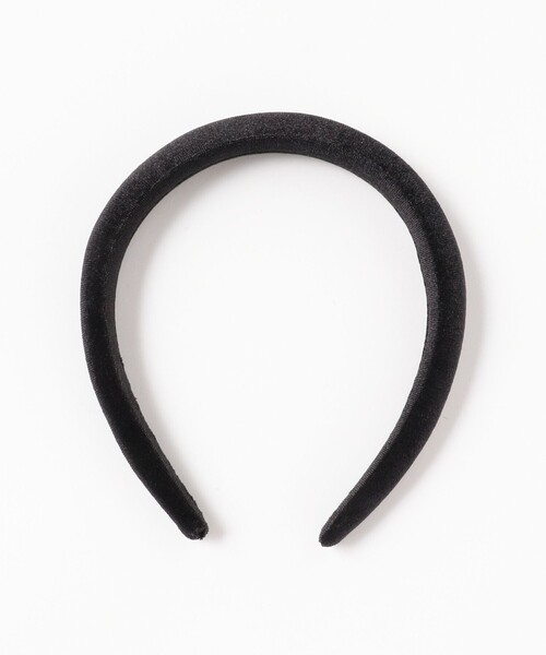 Ray BEAMS(レイビームス)の「Ray BEAMS / ベロア カチューシャ(カチューシャ・レディース・ブルー系その他2/ブラック・ONE SIZE)」の4枚目の写真