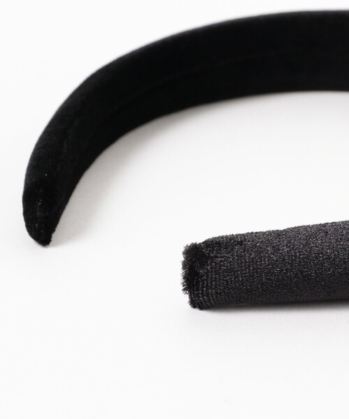 Ray BEAMS(レイビームス)の「Ray BEAMS / ベロア カチューシャ(カチューシャ・レディース・ブルー系その他2/ブラック・ONE SIZE)」の5枚目の写真