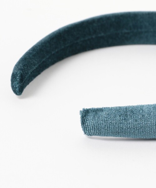 Ray BEAMS(レイビームス)の「Ray BEAMS / ベロア カチューシャ(カチューシャ・レディース・ブルー系その他2/ブラック・ONE SIZE)」の7枚目の写真