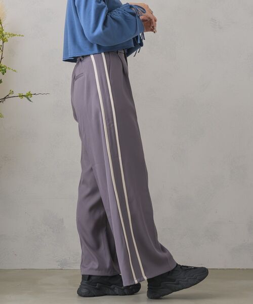 RETRO GIRL（レトロガール）の「サイドラインワイドPT（その他パンツ・レディース・ライトグレー/ナチュラル/ブラック・FREE）」の11枚目の写真