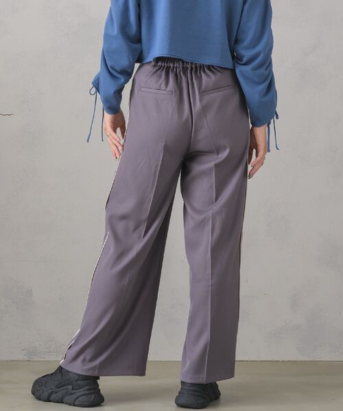 RETRO GIRL（レトロガール）の「サイドラインワイドPT（その他パンツ・レディース・ライトグレー/ナチュラル/ブラック・FREE）」の12枚目の写真