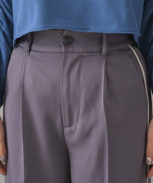 RETRO GIRL（レトロガール）の「サイドラインワイドPT（その他パンツ・レディース・ライトグレー/ナチュラル/ブラック・FREE）」の15枚目の写真