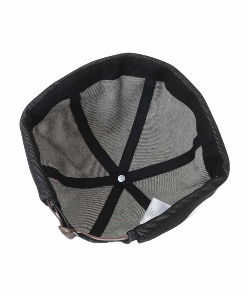 a.v.v（アーヴェヴェ）の「デニムフィッシャーCAP（ハンチング/ベレー帽・メンズ・ブラック・46）」の9枚目の写真
