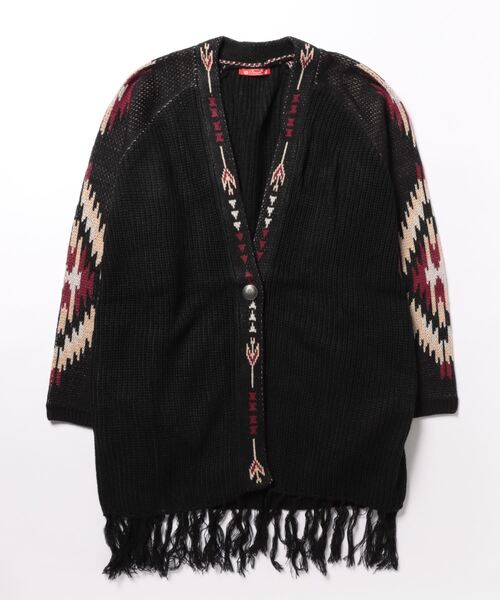 チャイハネ（チャイハネ）の「【チャイハネ】テアネフリンジニットカーディガン（カーディガン/ボレロ・レディース・ブラック/ベージュ/グリーン・FREE）」の20枚目の写真