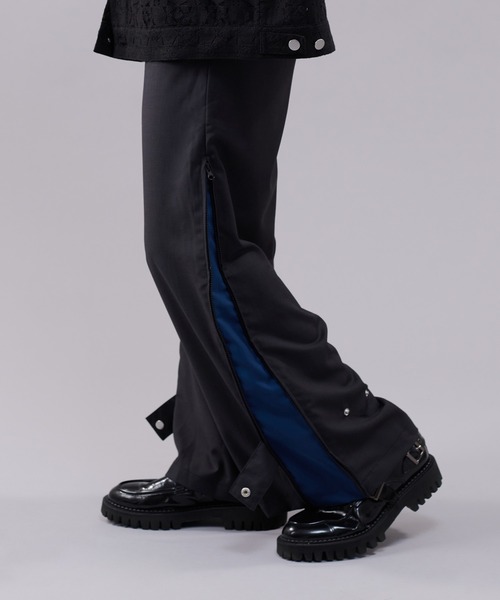 ONCILY(オンシェリー)の「SIDE ZIP 2WAY PANTS / サイドジップ2WAYパンツ(その他パンツ・メンズ・チャコールグレー/ブラウン・MEDIUM/SMALL/LARGE)」の2枚目の写真