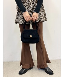 【PHILLY】スウェードタッチハンドバッグ