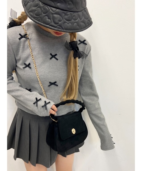 PHILLY（フィリー）の「【PHILLY】スウェードタッチハンドバッグ（ハンドバッグ・レディース・ブラック・FREE）」の11枚目の写真