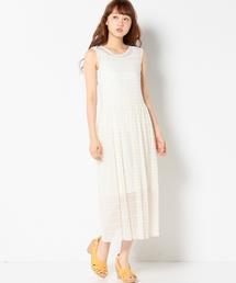 Another Edition | レース2WAYノースリーブワンピース/AEFC LACE 2WAY NSL OP◆(ワンピース)