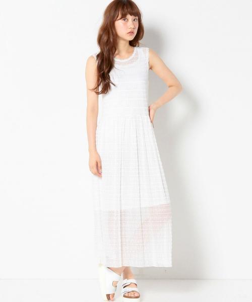Another Edition アナザーエディション の レース2wayノースリーブワンピース Aefc Lace 2way Nsl Op ワンピース Wear