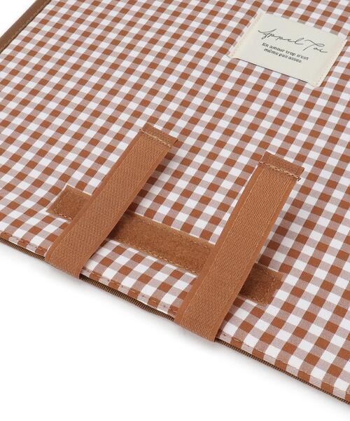 Ober Tashe（オーバータッシェ）の「ヲタ活グッズ 推し活 ギンガムチェック うちわケース 収納（その他・レディース・ブラック/ブラウン系/ベージュ・FREE）」の6枚目の写真