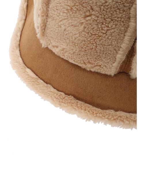 Samansa Mos2（サマンサ モスモス）の「フェイクムートンハット（ハット・レディース・オフホワイト/ベージュ・F）」の10枚目の写真