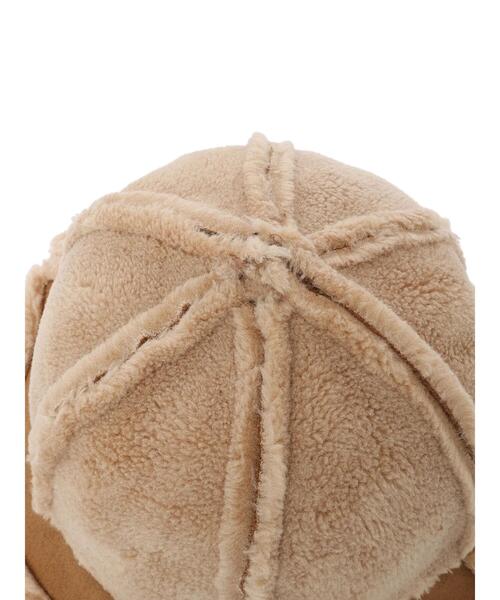 Samansa Mos2（サマンサ モスモス）の「フェイクムートンハット（ハット・レディース・オフホワイト/ベージュ・F）」の11枚目の写真