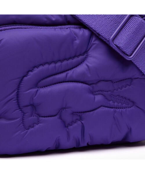LACOSTE（ラコステ）の「パフィークロコ キルテッドバッグ（ショルダーバッグ・レディース・バイオレット・FREE）」の6枚目の写真