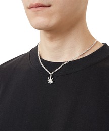 HUF チェーンネックレス 黒 太角チェーン 幅11mm シルバー ゴールド イーグルフック