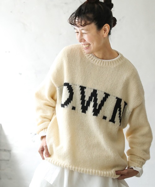 O.W.Nのざっくり編みニット（ニット/セーター）｜soulberry（ソウル