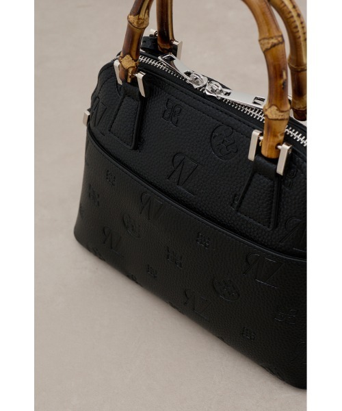 AZUL 手持ちバッグ　ハンドバッグ　完売品 AZUL BY MOUSSY DOUBLE ZIPPER HAND BAG BLU -ファッション通販
